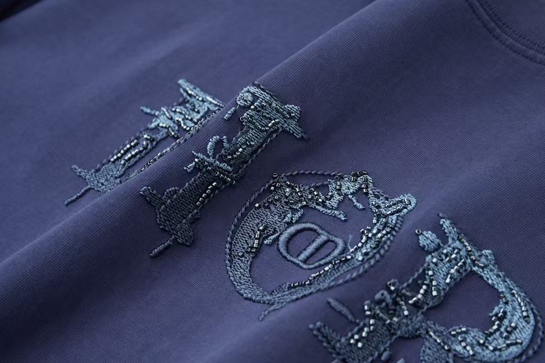 New Embroidered Short Sleeves