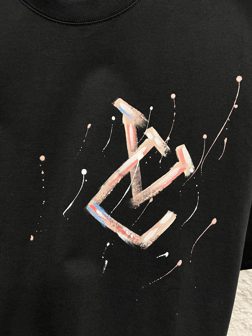 Loose hand drawn T-shirt -5