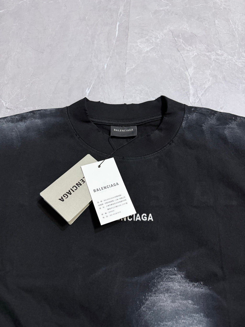 Flat knit short sleeved T-shirt