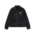 Heavy industry washing and grinding to make old denim jackets