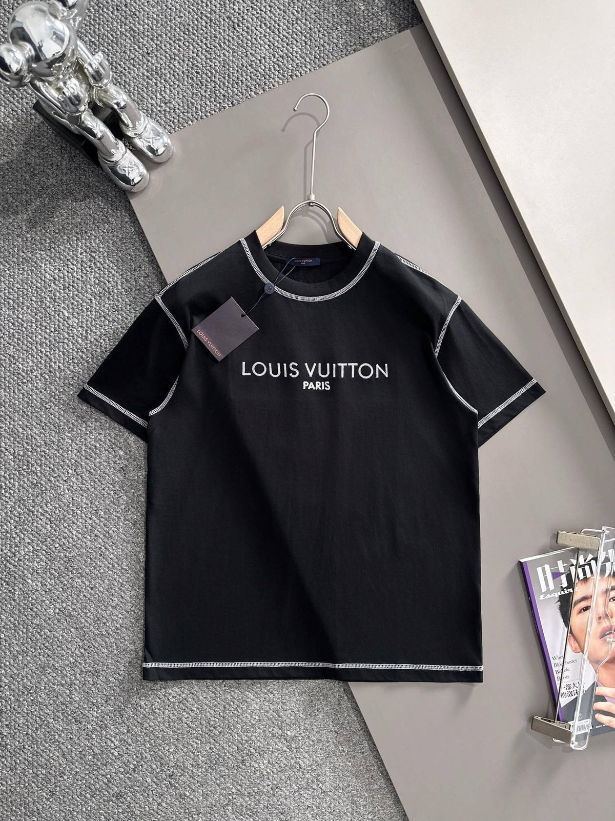Letter Patch T-Shirt