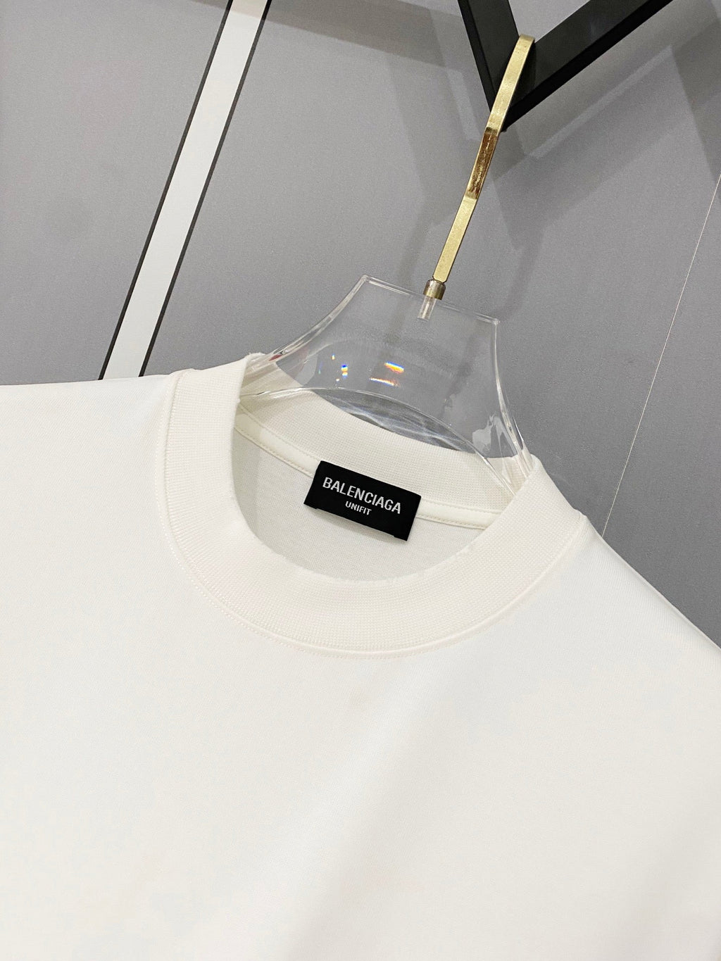 Classic letter printed pure cotton T-shirt -3