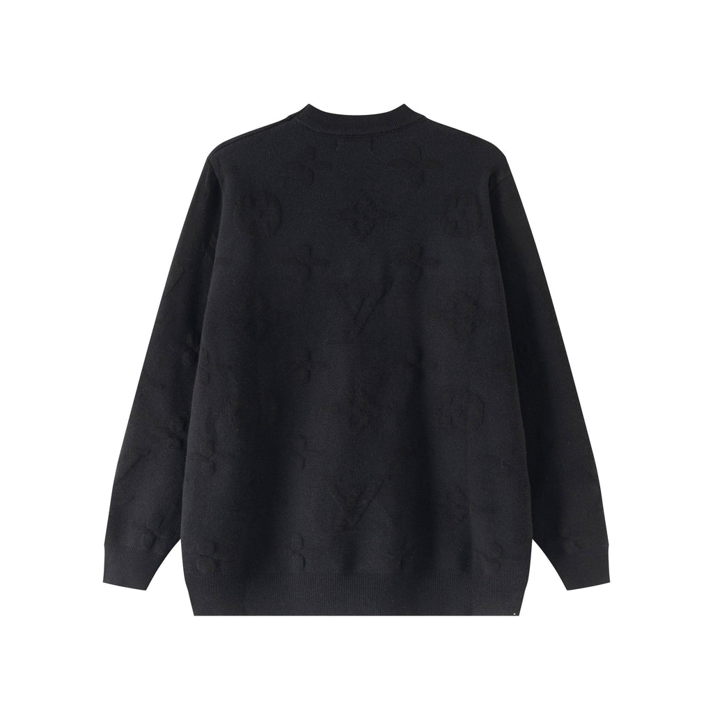 New jacquard wool knitted sweater sweater