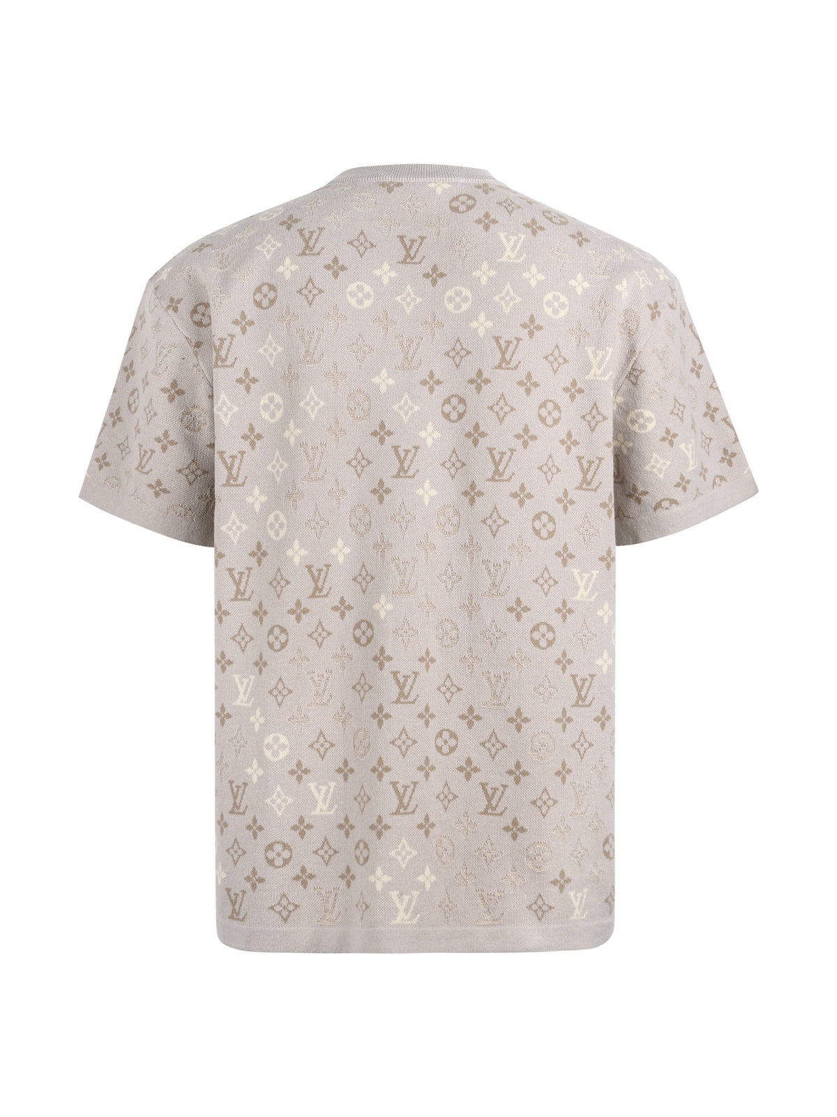 Jacquard round neck shirt size