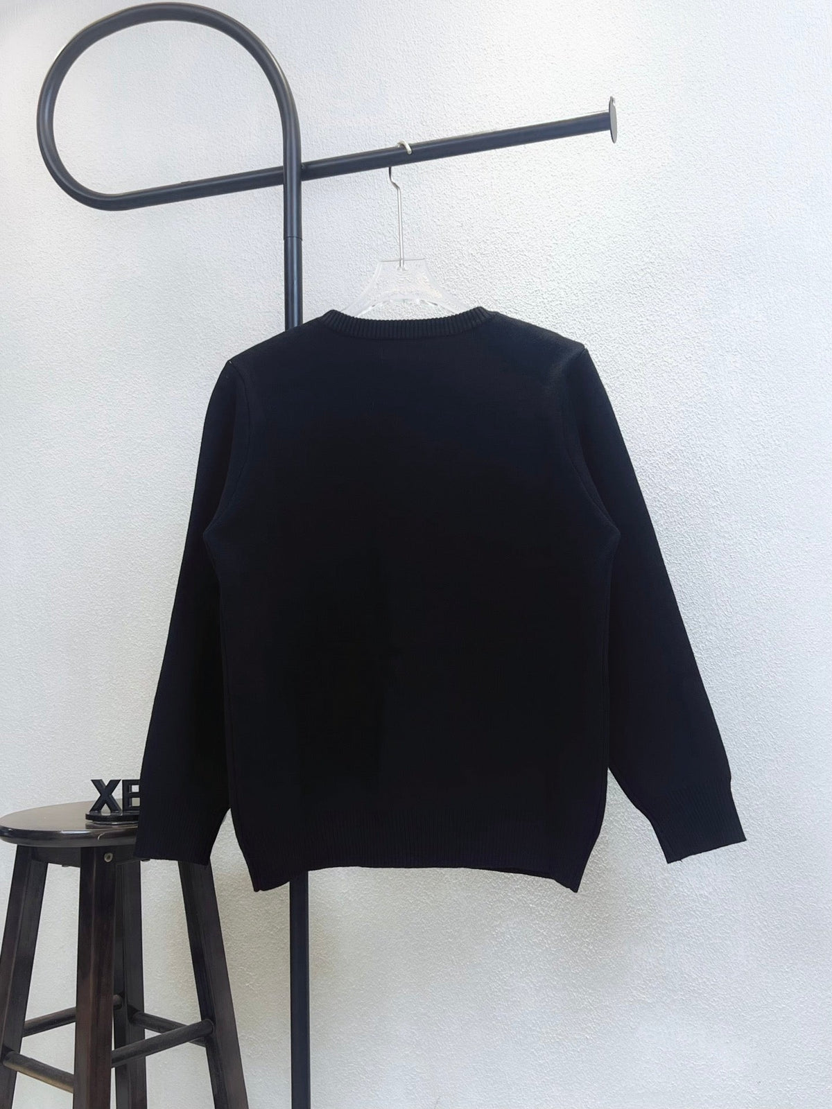 Classic letter logo round neck knitted sweater