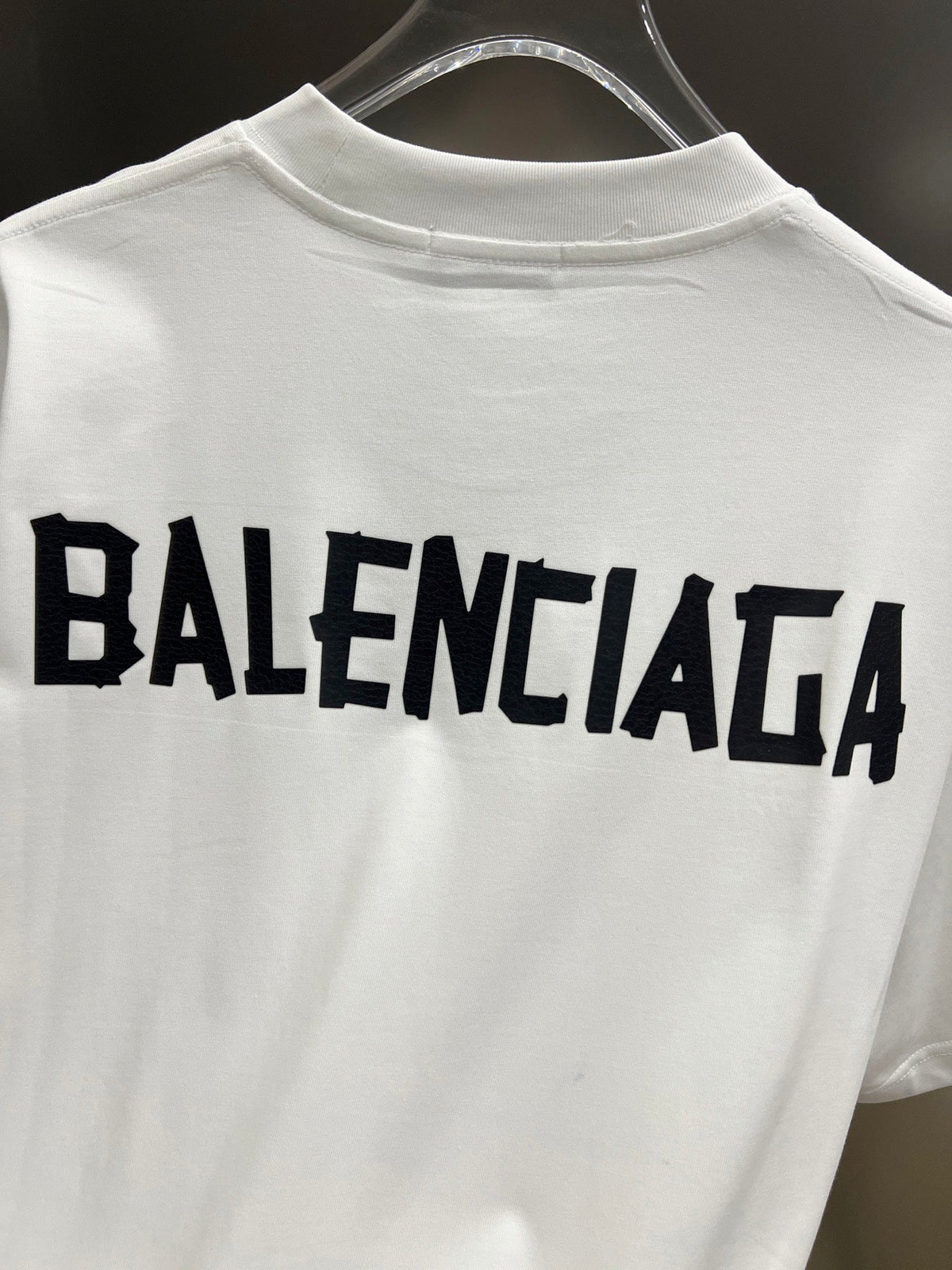 Customized double yarn plain cotton short sleeved T-shirt