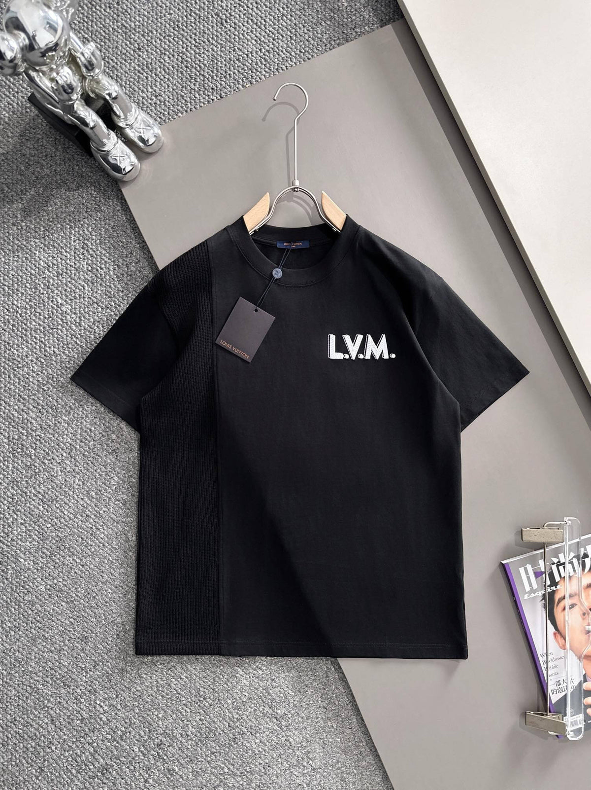 Shadow Letter Embroidered T-Shirt