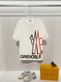Arm Zhangzi Color blocked Round Neck T-shirt