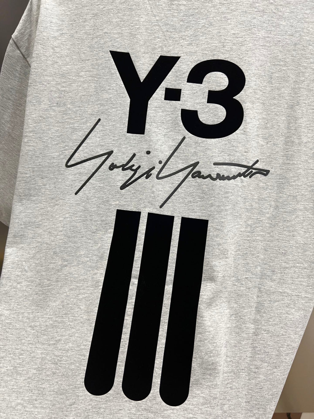 Signature letter 3D craft short sleeved T-shirt
