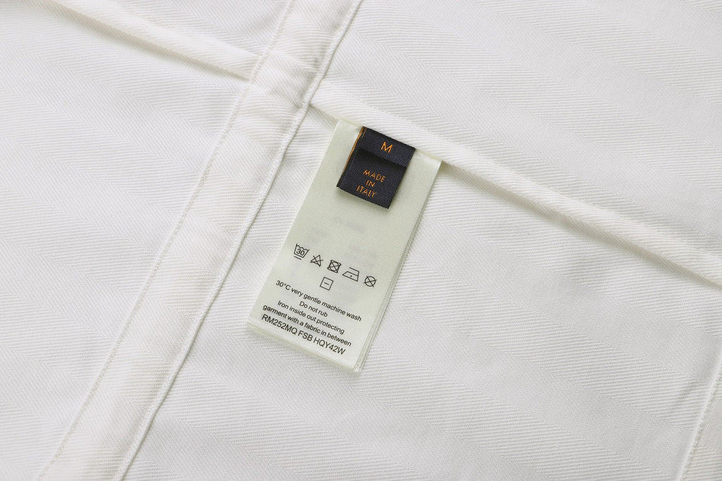 Identification jacquard jacket style shirt