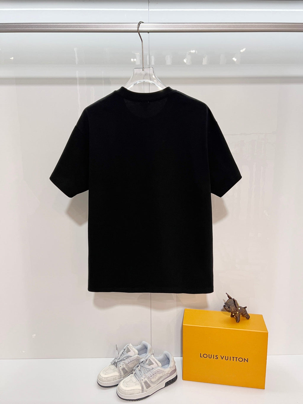 New Nine Grid Embroidered Short Sleeve
