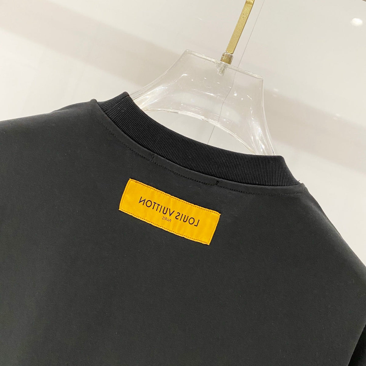 Landscape printed silicone letter T-shirt