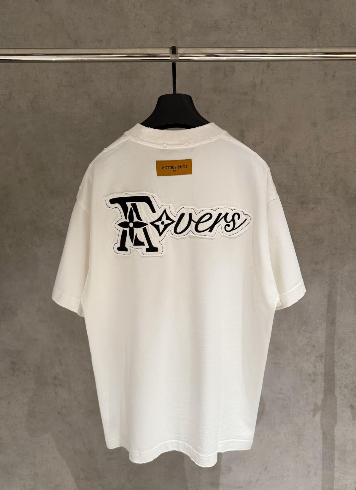 Vintage Letter Patch T Shirt