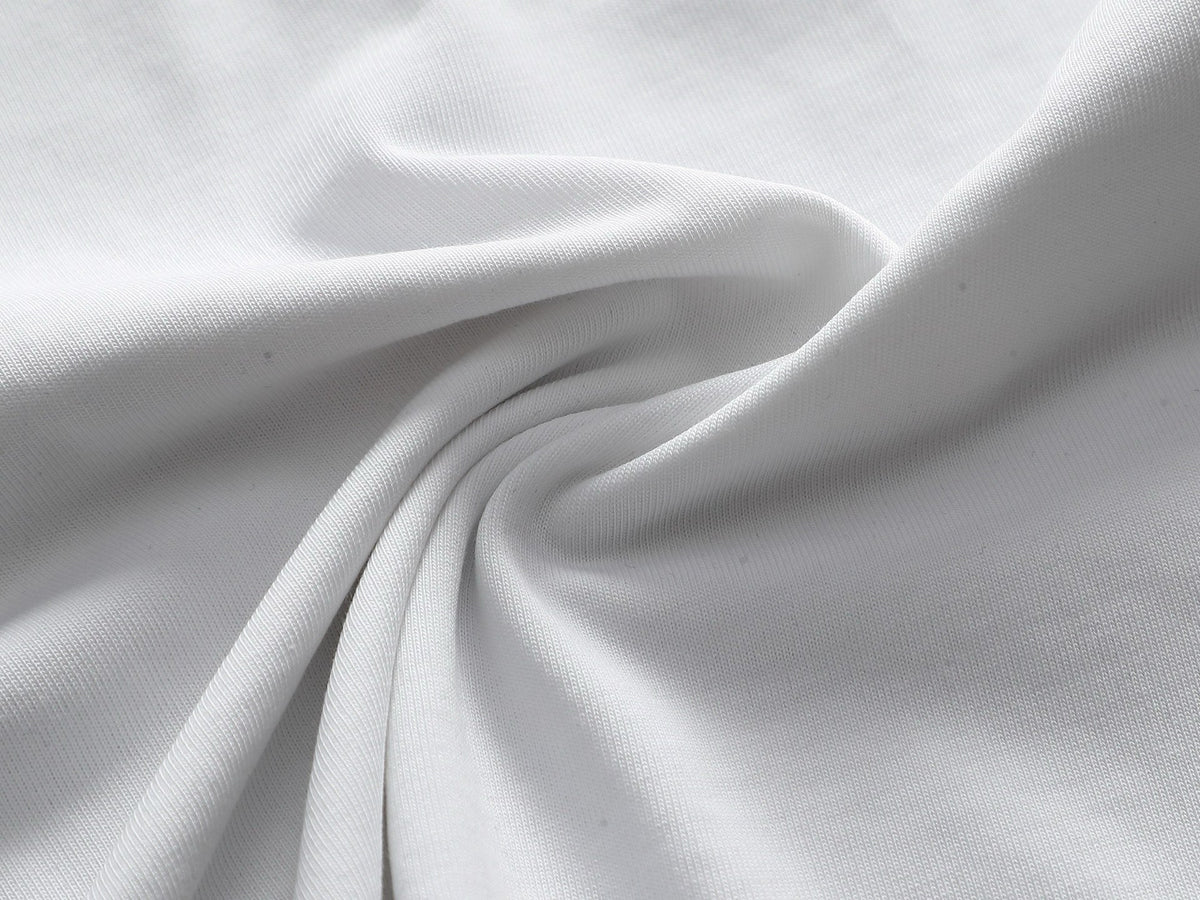 Classic Embroidered Round Neck T-shirt with Back