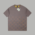 Classic logo burned jacquard short sleeved shirt