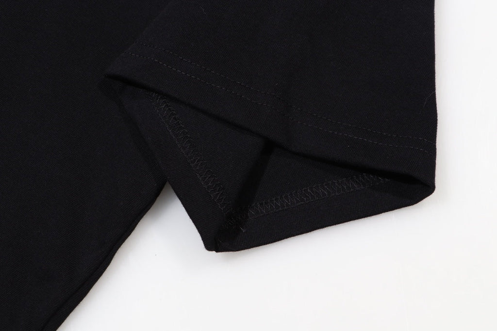 Print Collar T Shirt