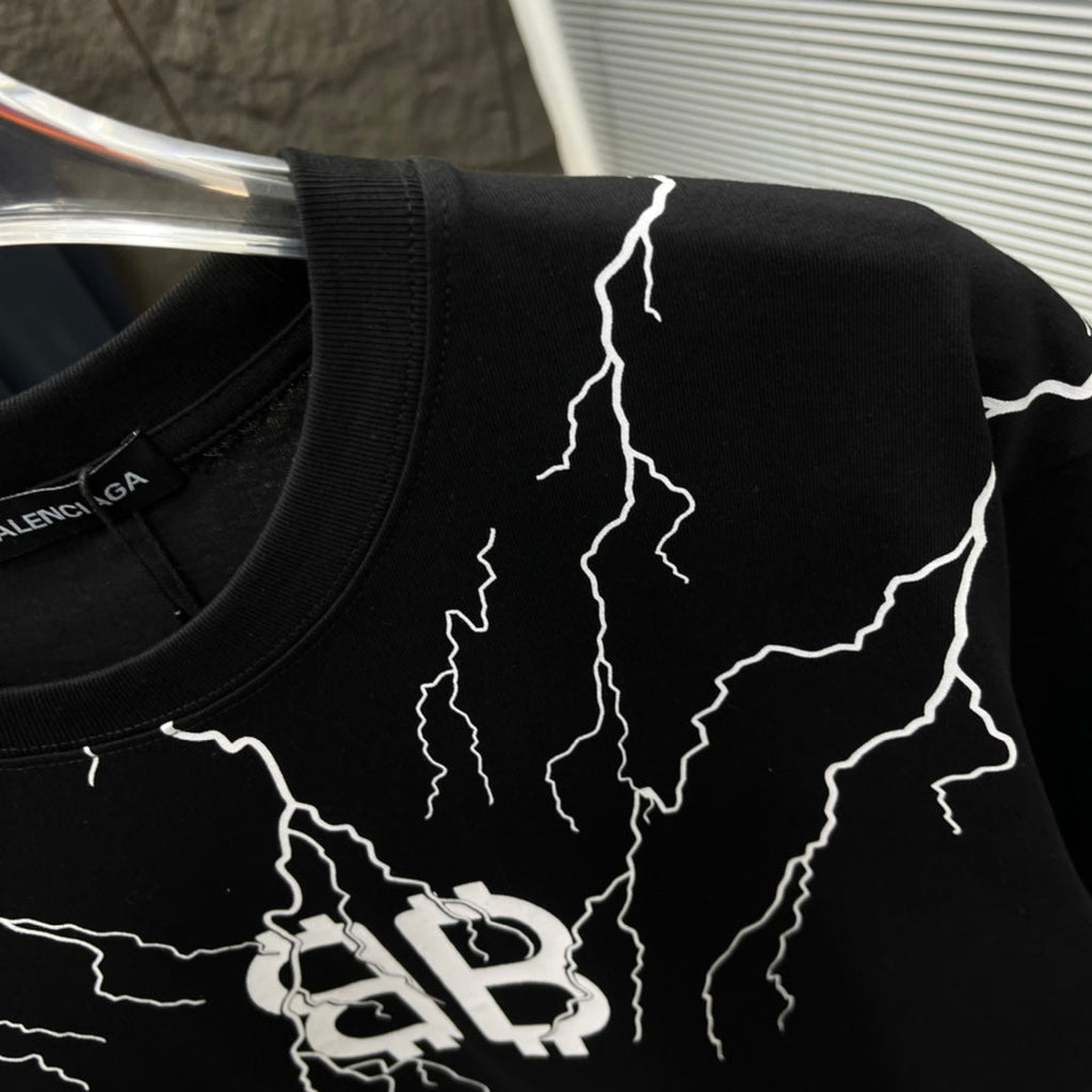 Lightning Print T Shirt