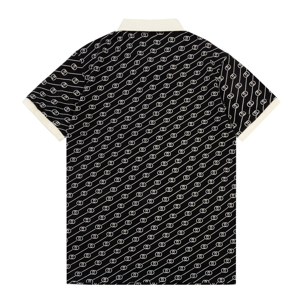 Classic Graphic Print Polo Shirt