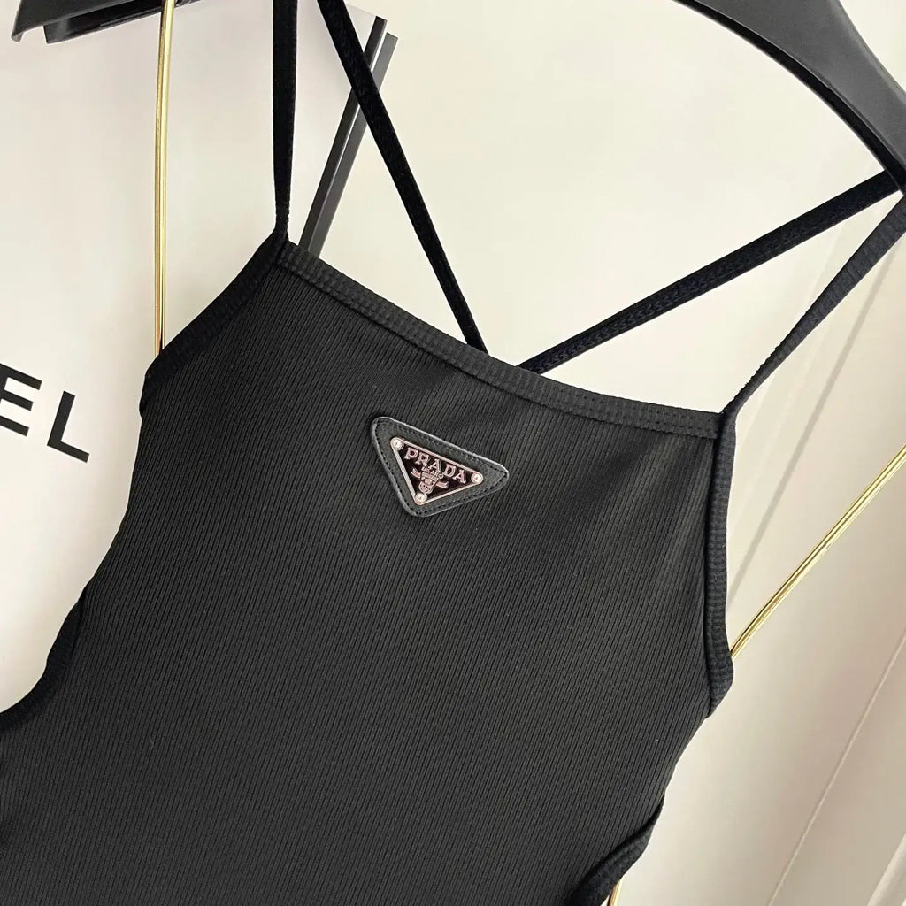 Trendy Backless Slim-Fit Swimsuit