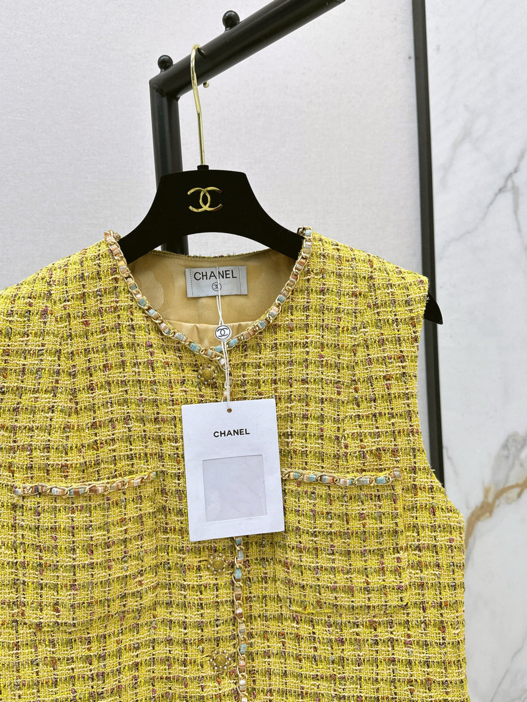 25ss woven vest
