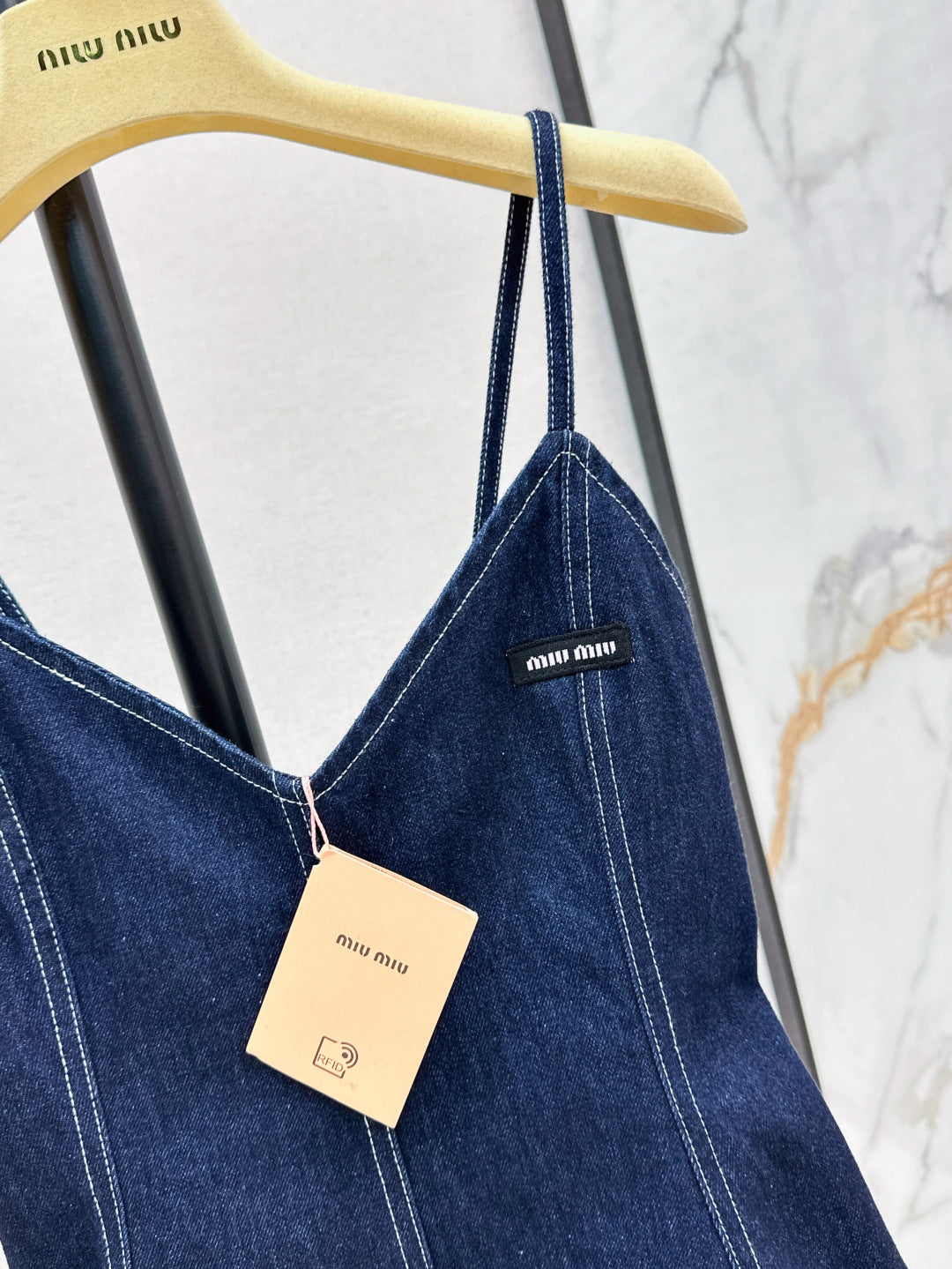 25ss denim camisole