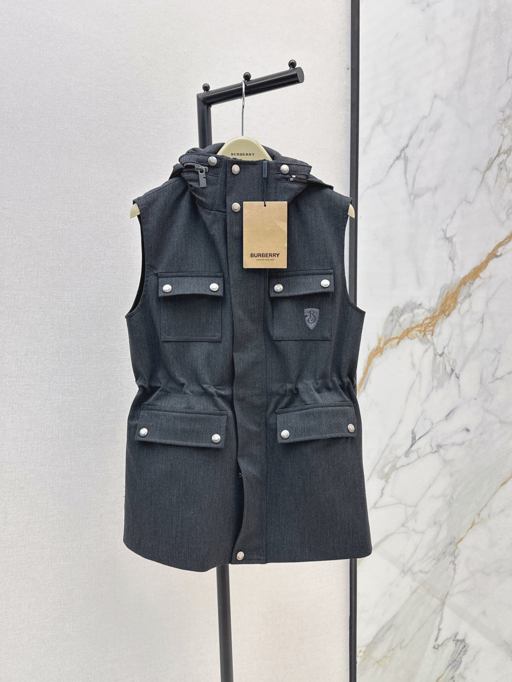 25fw embroidered vest