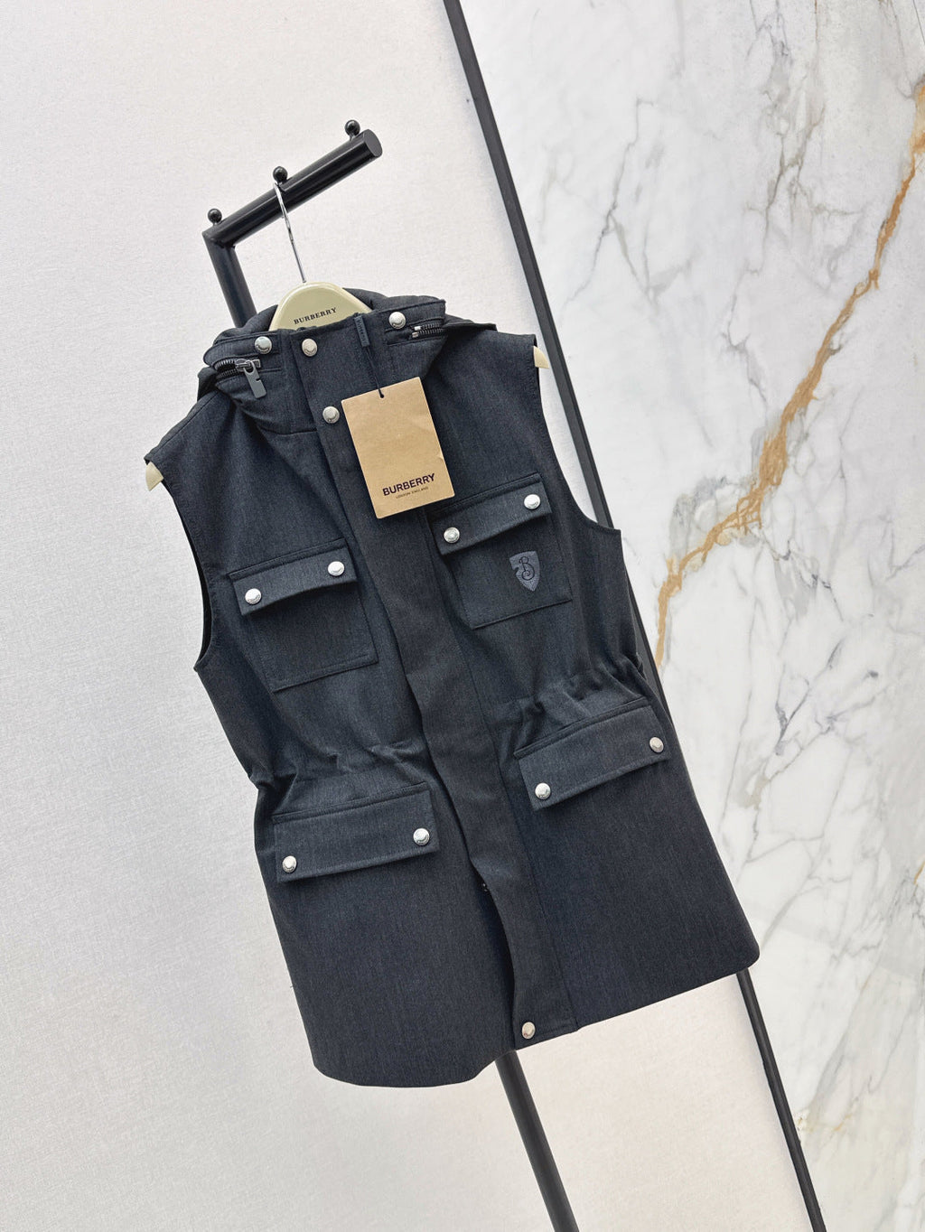 25fw embroidered vest