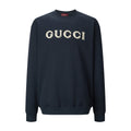 Embroidered logo hoodie with letters