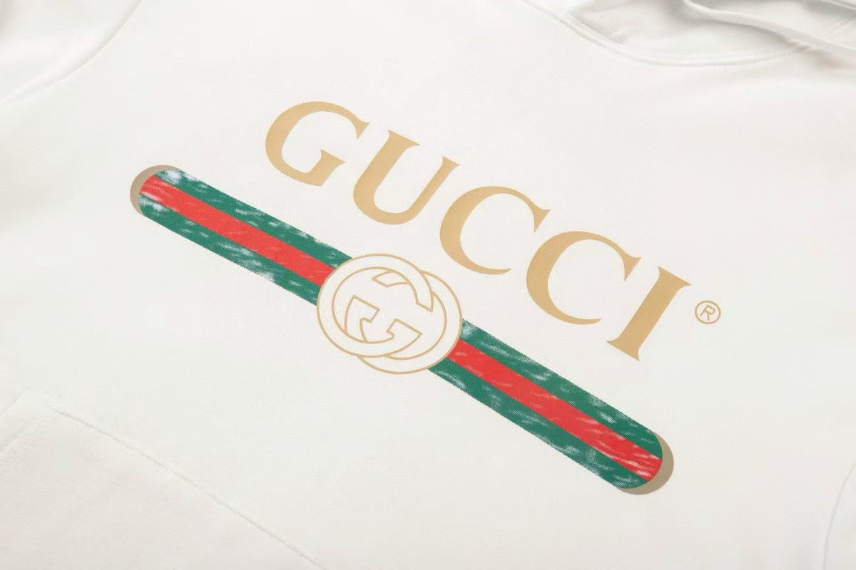 Classic printed letter logo hooded sweatshirt