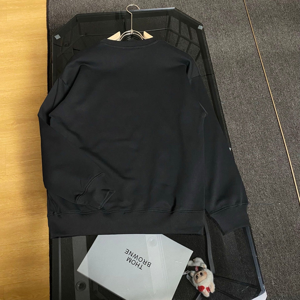 Round neck pure cotton hoodie