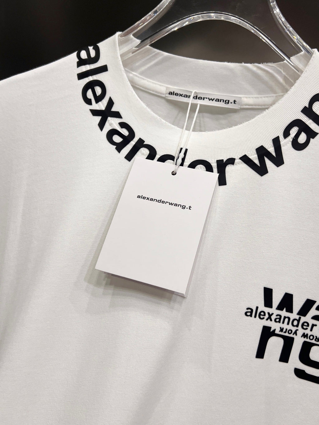 Wear and tear water washing short sleeves, round neck short sleeves