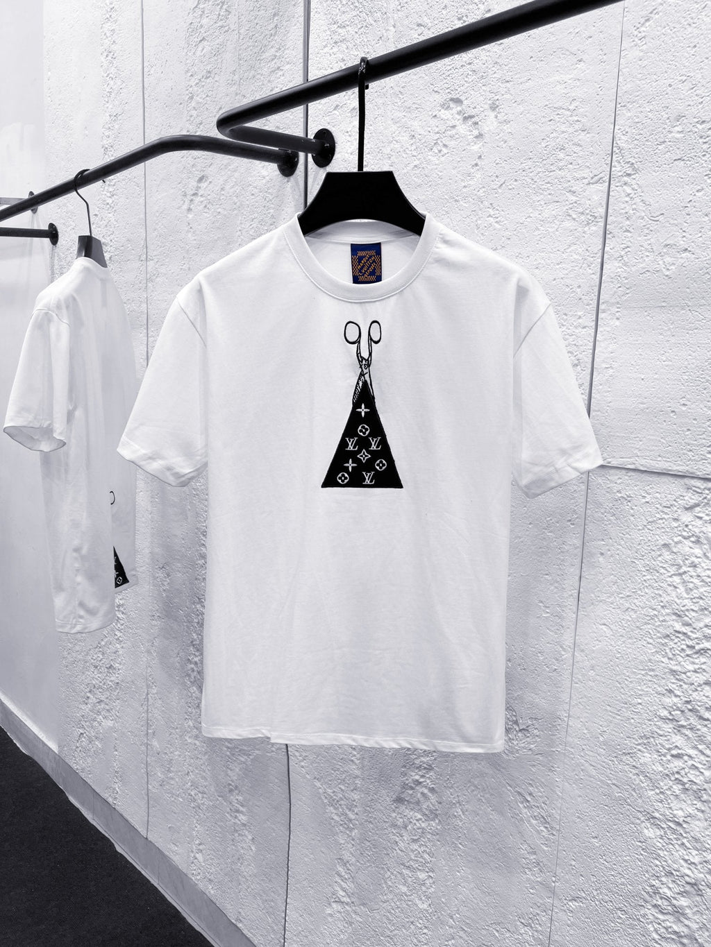 26ss new classic embroidered short sleeved shirt