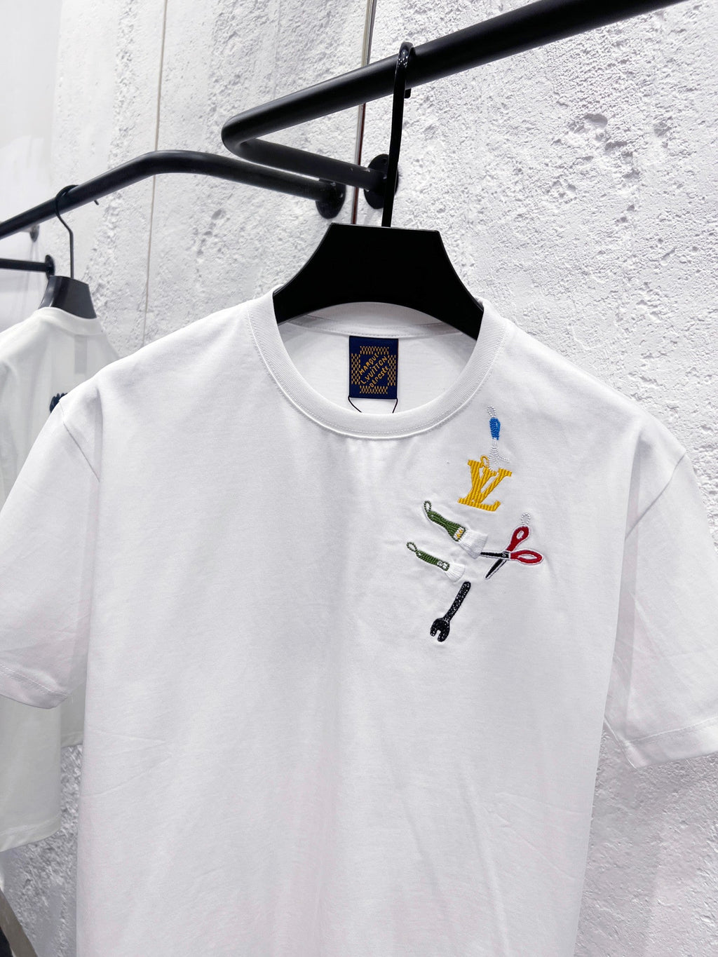 26ss new classic embroidered short sleeved shirt