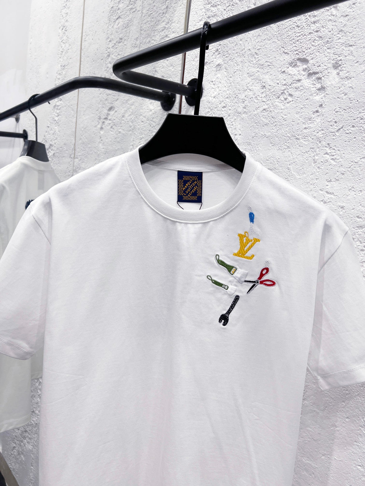 26ss new classic embroidered short sleeved shirt