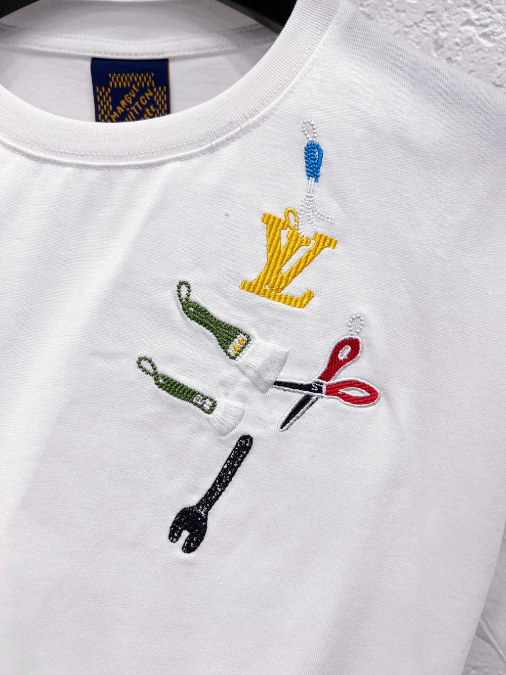 26ss new classic embroidered short sleeved shirt